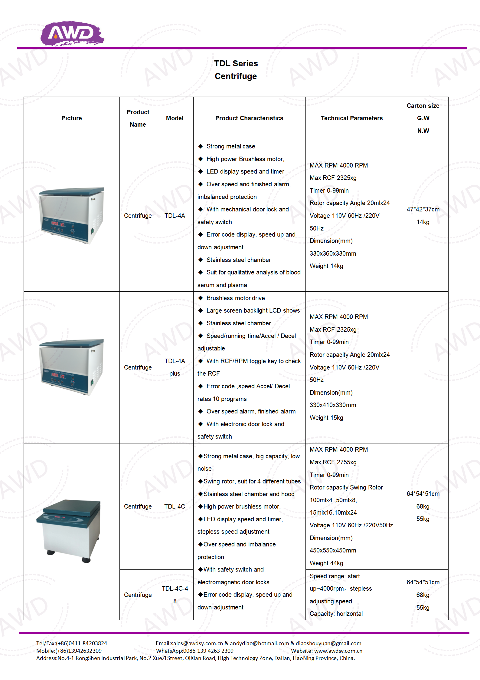 TDL Series Centrifuge