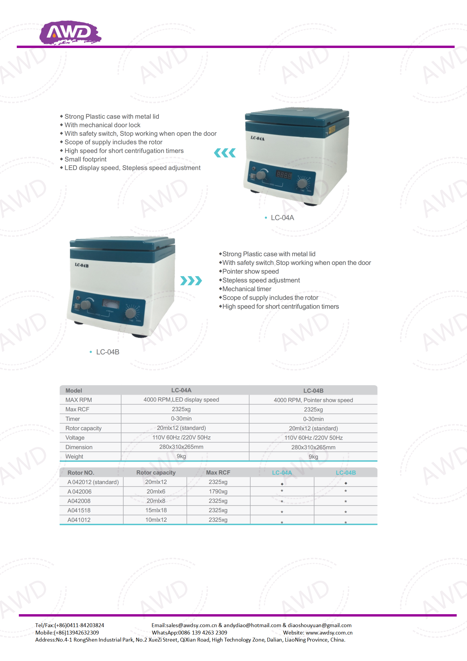 LC-04 Series Laboratory Centrifuge