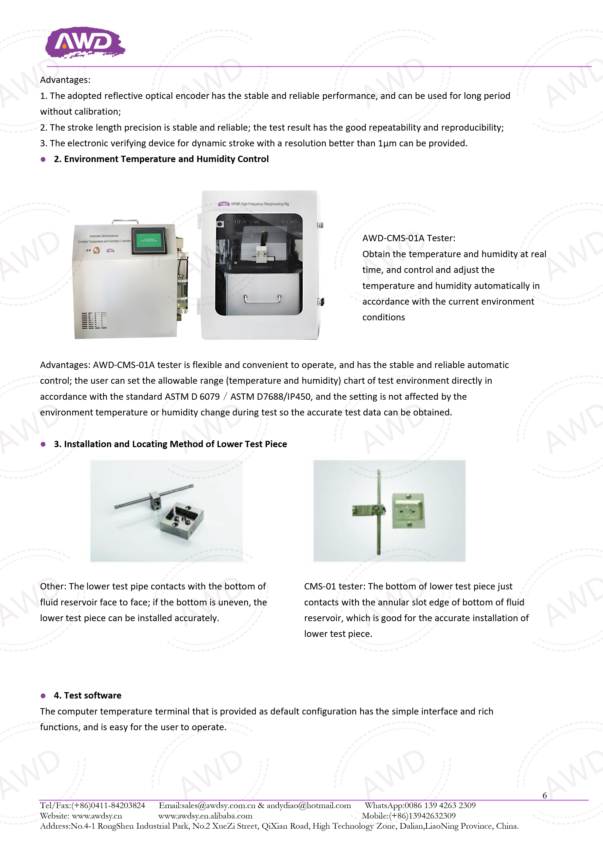 AWD-CMS-01A HFRR High-Frequency Reciprocating Rig (HFRR) for Assessment of Diesel Fuel Lubricity ISO 12156-1  ASTM D6079  ASTM D7688   NB/SH/T 0765-2021