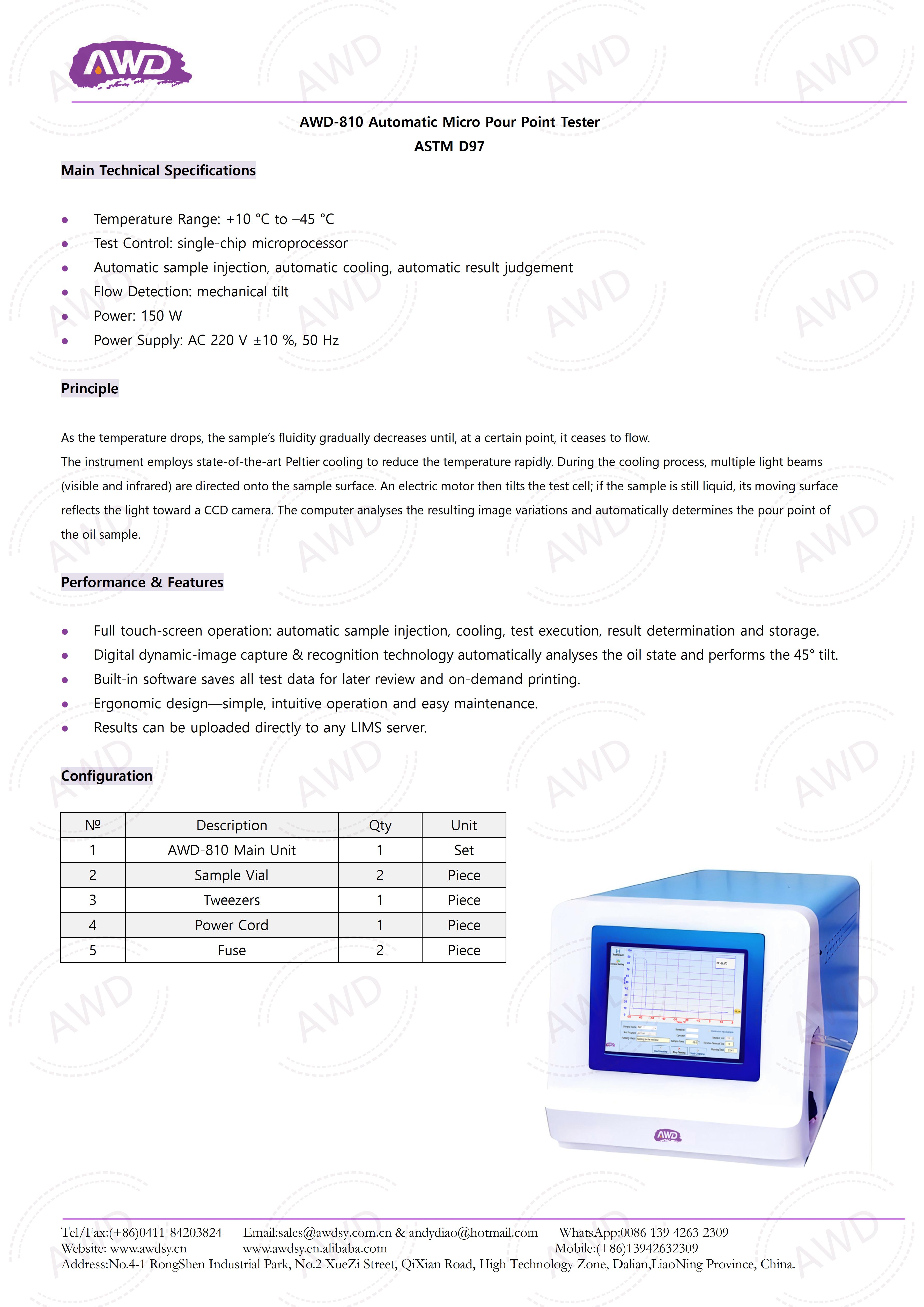 AWD-810 Introduction